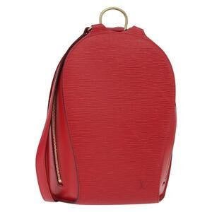 LOUIS VUITTON Epi Mabillon Backpack Castilian Red M52237 LV Auth 155376